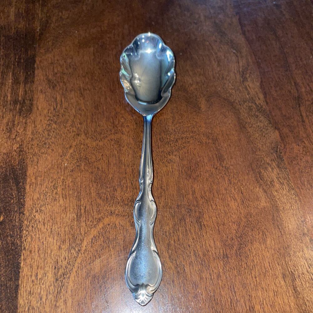 1847 Rogers Bros Sugar Spoon Stainless Collition Pattern Flatware Serving